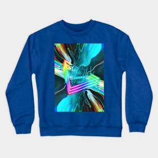 Transformed Neon Painting Crewneck Sweatshirt